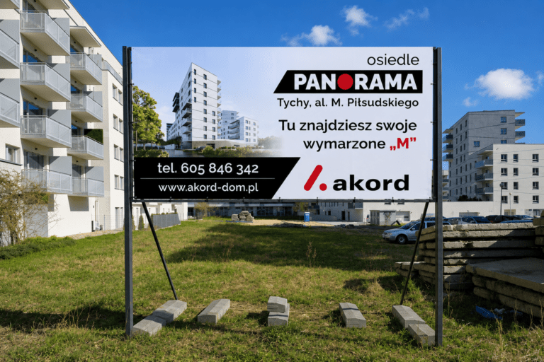 Baner na konstrukcję 